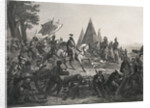 Hernando de Soto Discovering Mississippi River by Anonymous