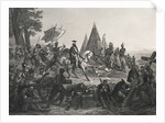 Hernando de Soto Discovering Mississippi River by Anonymous