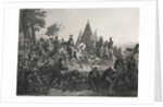 Hernando de Soto Discovering Mississippi River by Anonymous