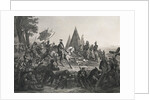 Hernando de Soto Discovering Mississippi River by Anonymous