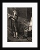 Isaac Newton Performing Experiment by Anonymous
