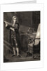 Isaac Newton Performing Experiment by Anonymous