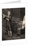 Isaac Newton Performing Experiment by Anonymous