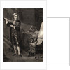 Isaac Newton Performing Experiment by Anonymous