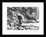 An Illustration of Mass Harakiri in a Japanese Temple by Anonymous
