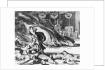 An Illustration of Mass Harakiri in a Japanese Temple by Anonymous