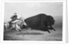 Indian Trying to Kill Buffalo by Anonymous