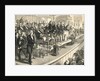 Gentlemen Displaying Science Device To Public by Anonymous