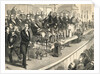 Gentlemen Displaying Science Device To Public by Anonymous