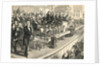 Gentlemen Displaying Science Device To Public by Anonymous
