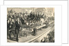Gentlemen Displaying Science Device To Public by Anonymous