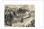 Gentlemen Displaying Science Device To Public by Anonymous