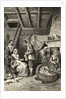 Starving Family Receiving Rations by Anonymous