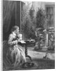 Harriet Beecher Stowe Writing at Home by Anonymous