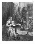 Harriet Beecher Stowe Writing at Home by Anonymous