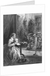 Harriet Beecher Stowe Writing at Home by Anonymous