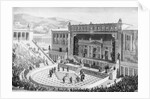 Illustration of Theatre of Dionysus in Athens by Anonymous