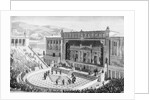 Illustration of Theatre of Dionysus in Athens by Anonymous