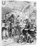 Santa Claus Visiting Civil War Camp by Anonymous