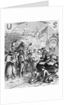 Santa Claus Visiting Civil War Camp by Anonymous