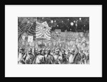 Townspeople Parading by Anonymous