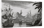 Cortez Fleet Heading for Mexico by Anonymous