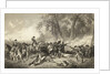 Engraving of the Fall of General Braddock by Anonymous