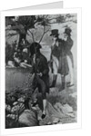 Outdoor Scene Showing Congregation at Aaron Burr Duel by Anonymous