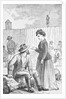 Illustration of Loretta Velasquez at Johnson's Island Prisoner of War Depot by Anonymous