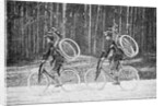 Soldiers Riding Bicycles by Anonymous