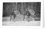 Soldiers Riding Bicycles by Anonymous
