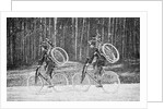 Soldiers Riding Bicycles by Anonymous