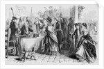 Woodcut of Women Casting Votes in New Jersey by Anonymous