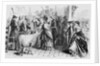 Woodcut of Women Casting Votes in New Jersey by Anonymous