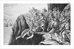 Men Preparing for Battle Scene by Anonymous