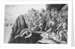 Men Preparing for Battle Scene by Anonymous