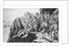 Men Preparing for Battle Scene by Anonymous