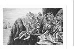 Men Preparing for Battle Scene by Anonymous