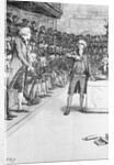 Edmund Burke speaking in Parliament by Anonymous