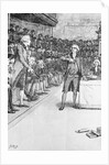 Edmund Burke speaking in Parliament by Anonymous