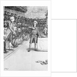Edmund Burke speaking in Parliament by Anonymous