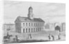 Townspeople Surrounding Outside Faneuil Hall by Anonymous