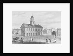 Townspeople Surrounding Outside Faneuil Hall by Anonymous