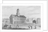 Townspeople Surrounding Outside Faneuil Hall by Anonymous