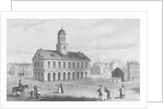 Townspeople Surrounding Outside Faneuil Hall by Anonymous