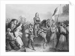 Sketching of Joan of Ark by Anonymous