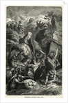 Engraving of Hannibal Crossing the Alps by H. Leutemann