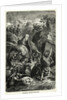 Engraving of Hannibal Crossing the Alps by H. Leutemann