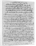 Copy of First Draft of Virginia Bill of Rights by Anonymous