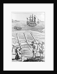 Early Cannons Defending Coast by Anonymous